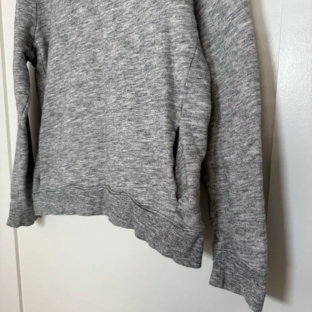 Michael Stars Sweatshirt Womens Size M Gray Front Pocket Pullover Casual Comfort - Picture 3 of 13